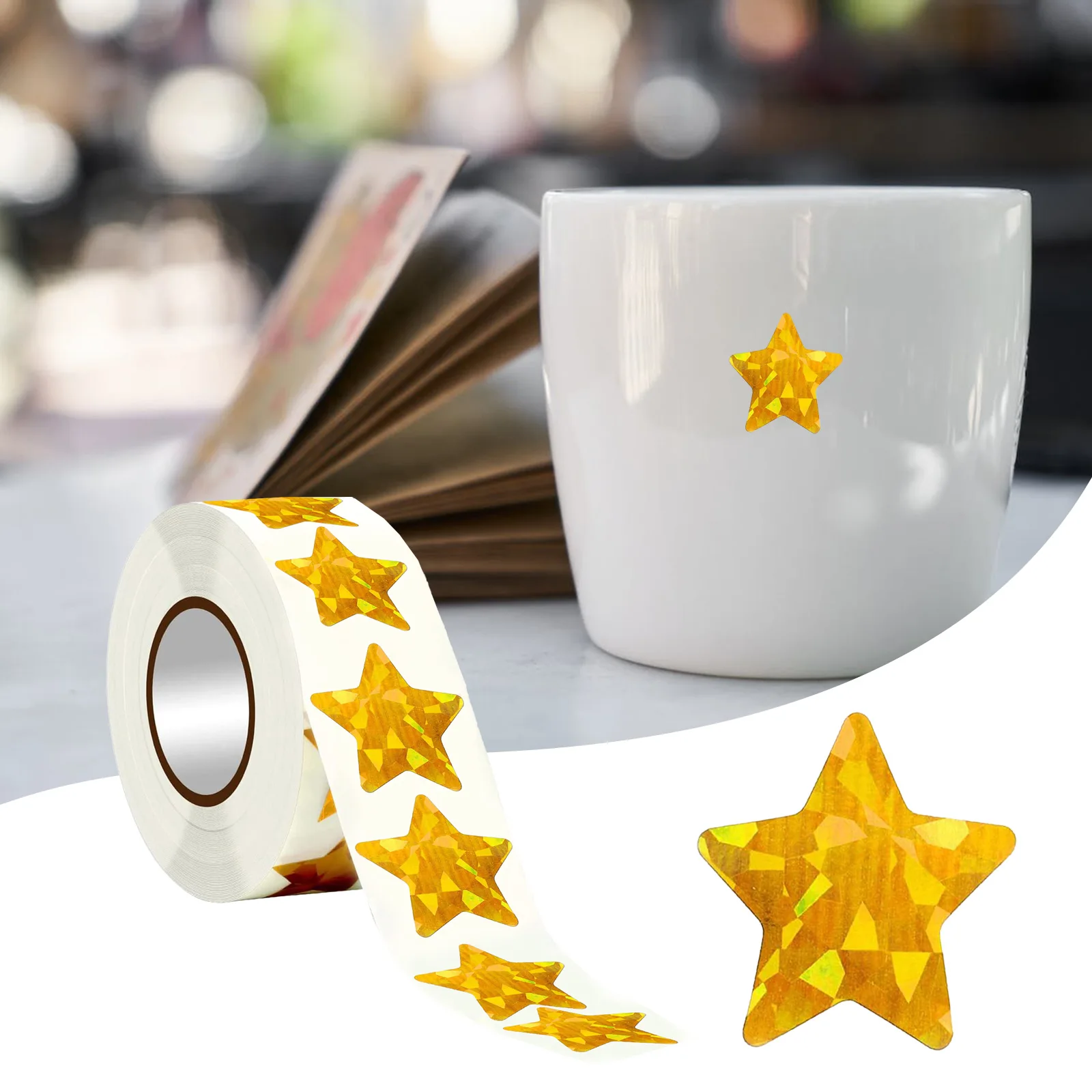 500PCS Self-adhesive Foil Star Stickers Labels Gold Star Stickers for Kids  Reward for Wall Crafts Classroom Teachers Supplies - AliExpress