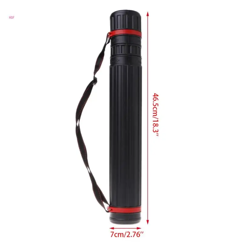 Telescoping Poster and Document Storage Tube Extendable Poster Carrying Case Document Storage Holder Case art transport tube