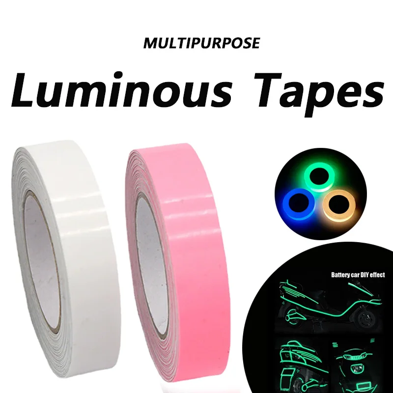 3M Luminous Fluorescent Night Self-adhesive Glow in The Dark Sticker Tape Safety Security Home Decoration Warning Adhesive Tape