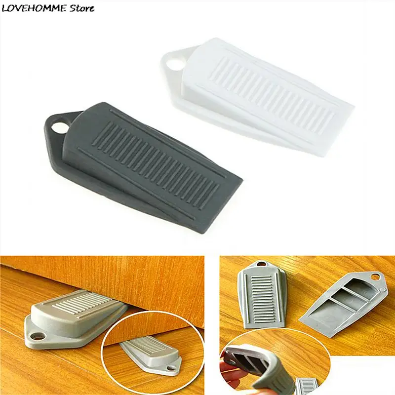 1PC/2Pcs Rubber Door Stop Stoppers Safety Keeps Door from Slamming