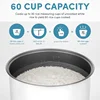 Aroma Housewares 60-Cup (Cooked) (30-Cup UNCOOKED) Commercial Rice Cooker, Stainless Steel Exterior (ARC-1130S), Silver 6