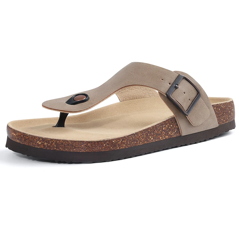 Women Flip Flop Sandals With Adjustable Straps Metal Buckle