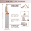 2 in 1 Women's Electric Epilator USB Charging Portable Hair Remover Bikini Painless Shaver for Women Body Facial Eyebrow Trimmer 2