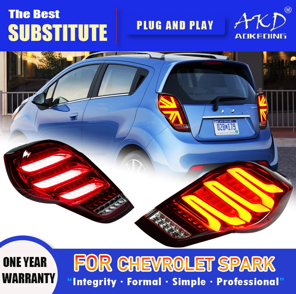 Akd Tail Lamp For Chevrolet Spark Led Tail Light 2010 2019 Spark Rear 