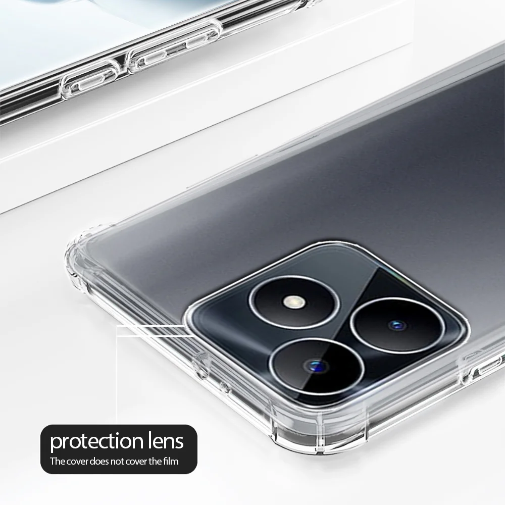 Transparent TPU cover for Realme C53