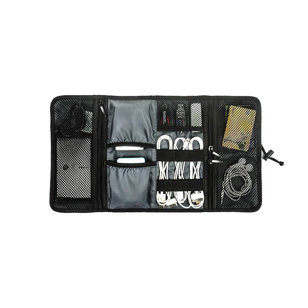 Large Capacity Digital Storage Bag Travel Equipment Storage Headphone Cable Mobile Phone Charger Folding And Organizing