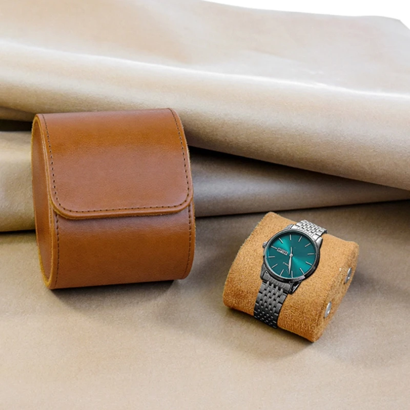 

Дорожные часы в футляре, одинарный ящик для хранения наручных часов, кожаный дисплей для часов, 40 ГБ