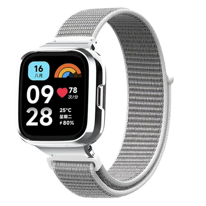 Universal Nylon Loop Strap Case Protector for Smartwatches - Versatile Wrist Band Bracelet Accessory