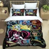Monster High Cartoon Printed Bedding Sets Exquisite Supplies Set Duvet Cover Bed Comforter Set Bedding Set Luxury Birthday Gift 6