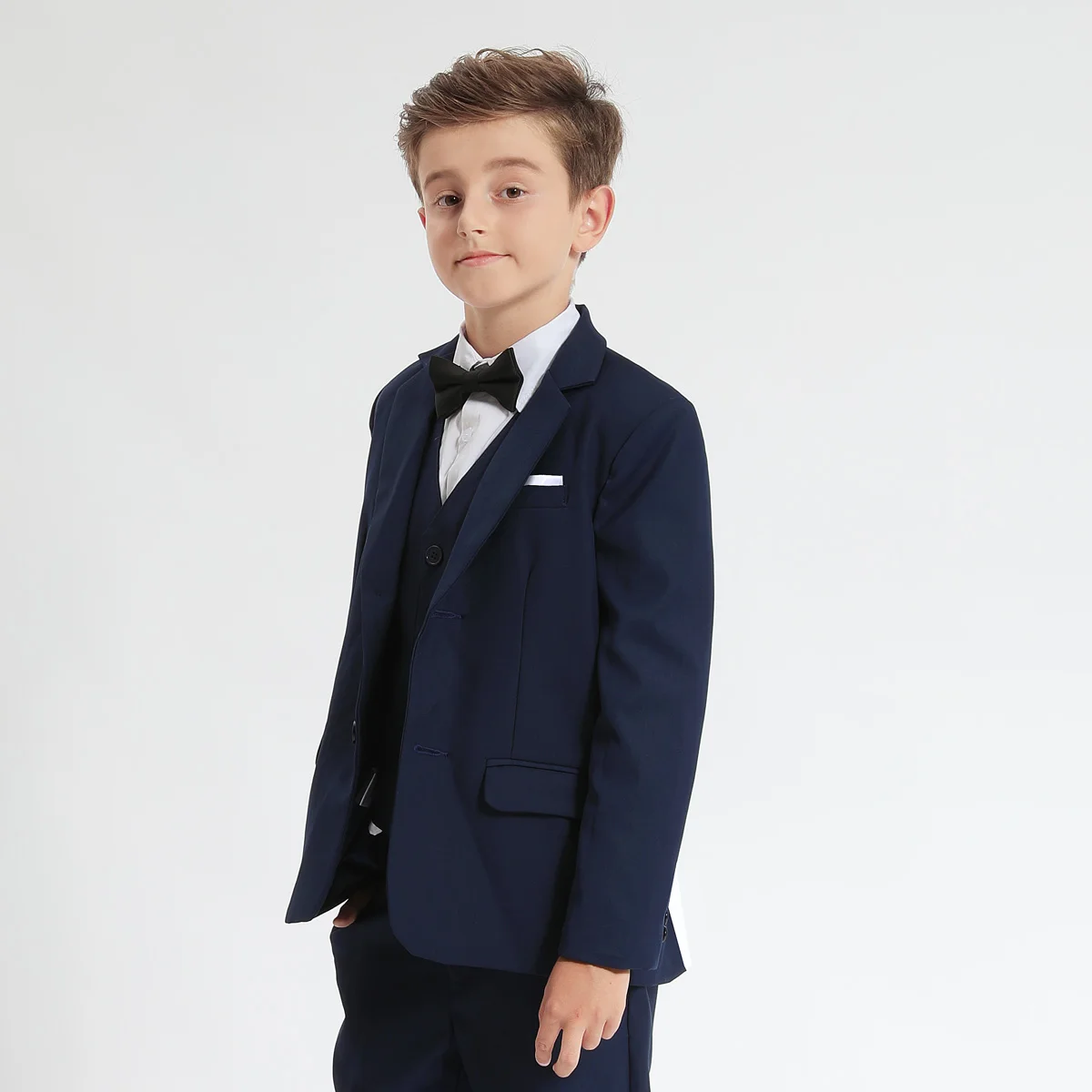 Kids Blazer Boys Easter Outfit Wedding Suit Formal Solid Jacket Teenager Gentleman Birthday Party Gift Performance Clothing Set boys suits