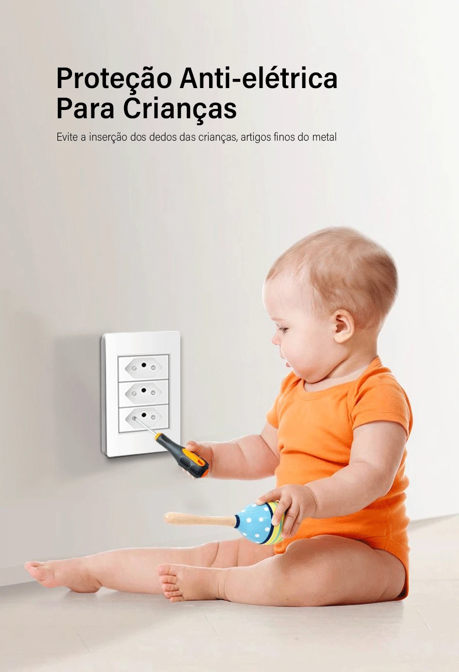 DELEFU Fireproof Painel PC Brasil Standard Outlet