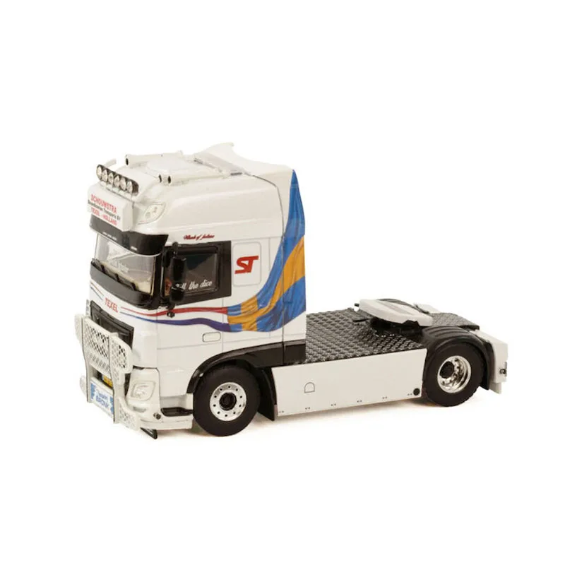 自動車 WSI 01-1491 NIEUWLDND DAF XF 1/50 DAF XF MY2017 Semi Lowloader V.d. Vlist Twente WSI Models