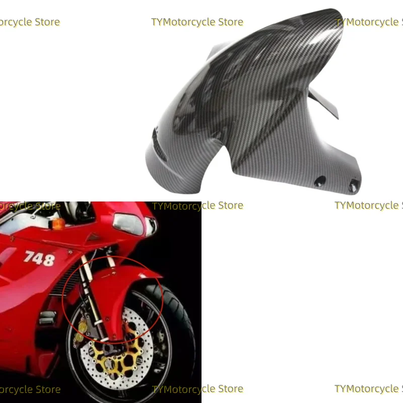 

Carbon fiber coating Front Tire Fender Mudguard Fairing Part Fit for Ducati 916 748 996 998 1994-2002