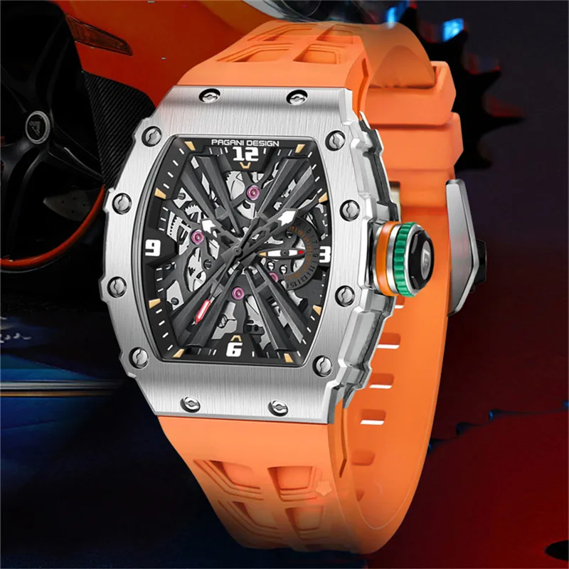 2023 PAGANI DESIGN New Men's Quartz Watches Top Brand Luxury Business Sapphire Glass Waterproof VH65 Movt Relogio Masculino 1738