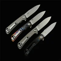 Space SK1502 Folding Knife VG10 Steel Titanium Handle Outdoor Camping Portable angling Knife tool EDC 2