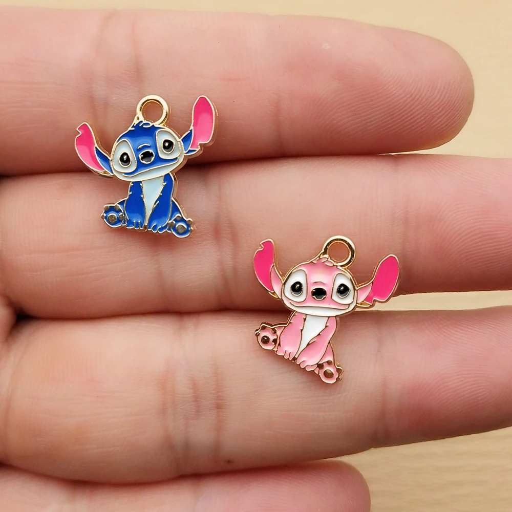 10pcs Cartoon Anime Charm for Jewelry Making Enamel Necklace Earring Bracelet Pendant Diy Accessories Alloy Metal Gold Plated - Image 3