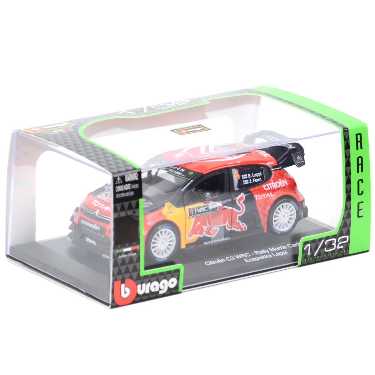 Bburago 1:32 Citroen DS 3 WRC 2013 Static Die Cast Vehicles Collectible Model Car Toys 6