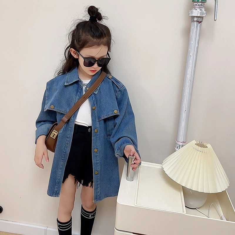 Mi Saison Mode Veste Printemps Ado Fille Veste En Denim