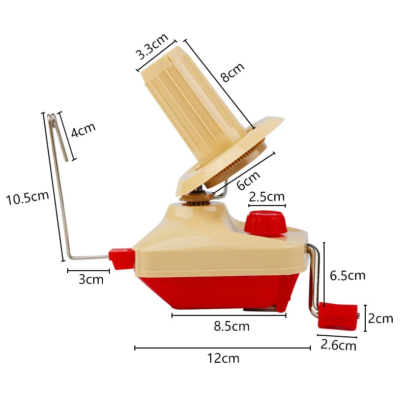 Manual Wool Ball Winder for Winding Yarn Skein Thread and Fiber Hand  Operated Swift Wool Yarn Winder for Knitting and Crocheting