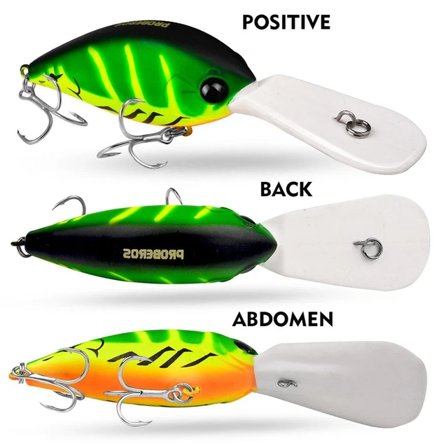 1pc 12.5CM 24.5G Crankbait Fishing Lure Artificial Crank Hard Bait Topwater  Minnow Fishing Wobblers Fishing Lures - AliExpress