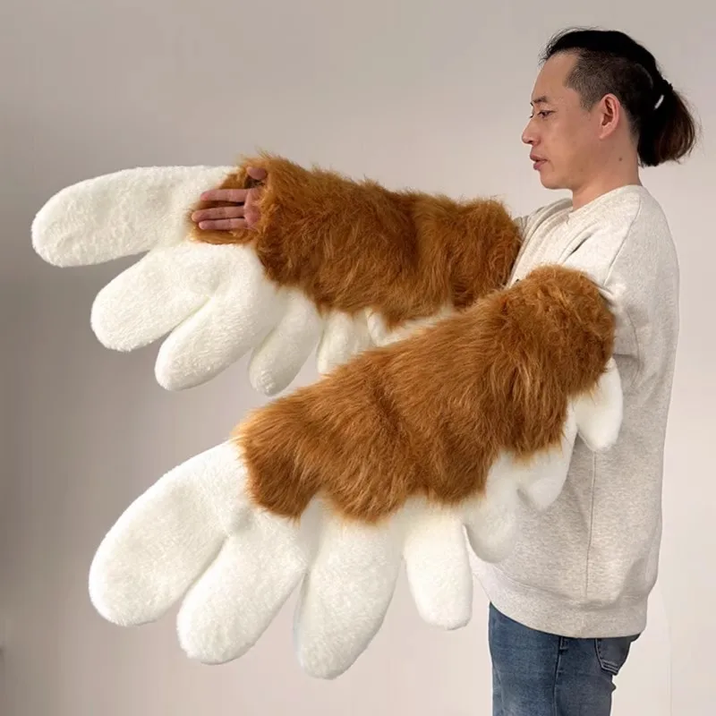 Bird Wings Furry Plush Animal Claws Wearable Cosplay Props Kig Fursuit Kigurumi Animal Costume Beast Fursuit Comiket