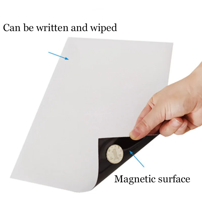 1pcs A4 297x210mm Magnetic Sheet Thick 0.5/1/1.5/2/3mm Flexible Rubber  Strong Crafts Fridge Magnets