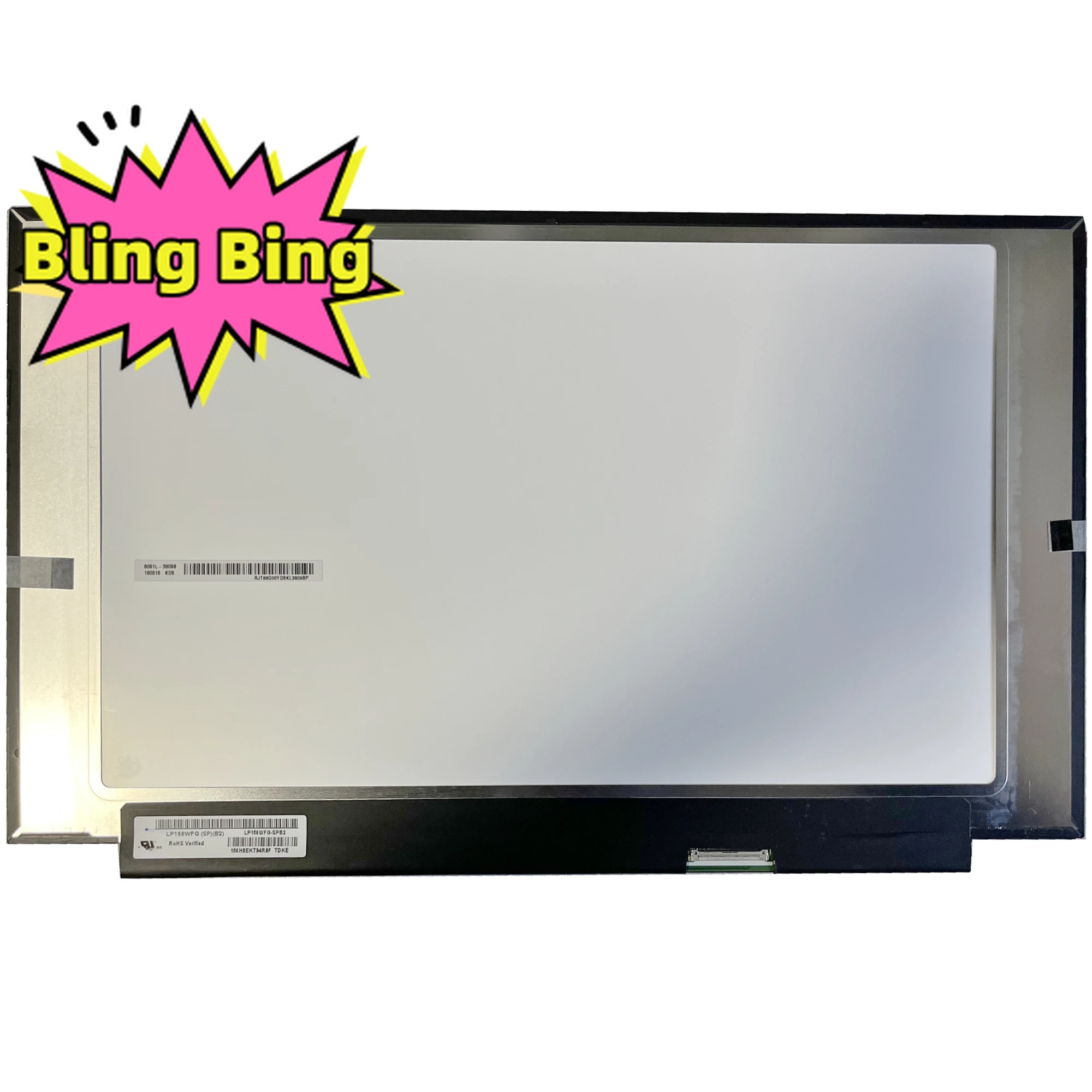 

LP156WFG SPB2 15.6 inch LP156WFG SPF2 Original NTSC 40 Pins 1920*1080 IPS Display Panel 5D10R19779 144Hz 72% FHD LCD Screen