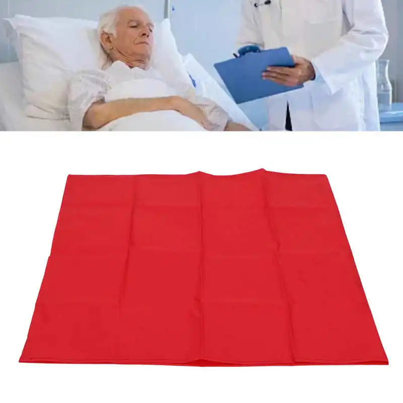 

Flat Slide Sheet High Load Bearing Capacity Breathable Reusable Durable Coating Red Transfer Slide Sheet for Hospitals Home Care