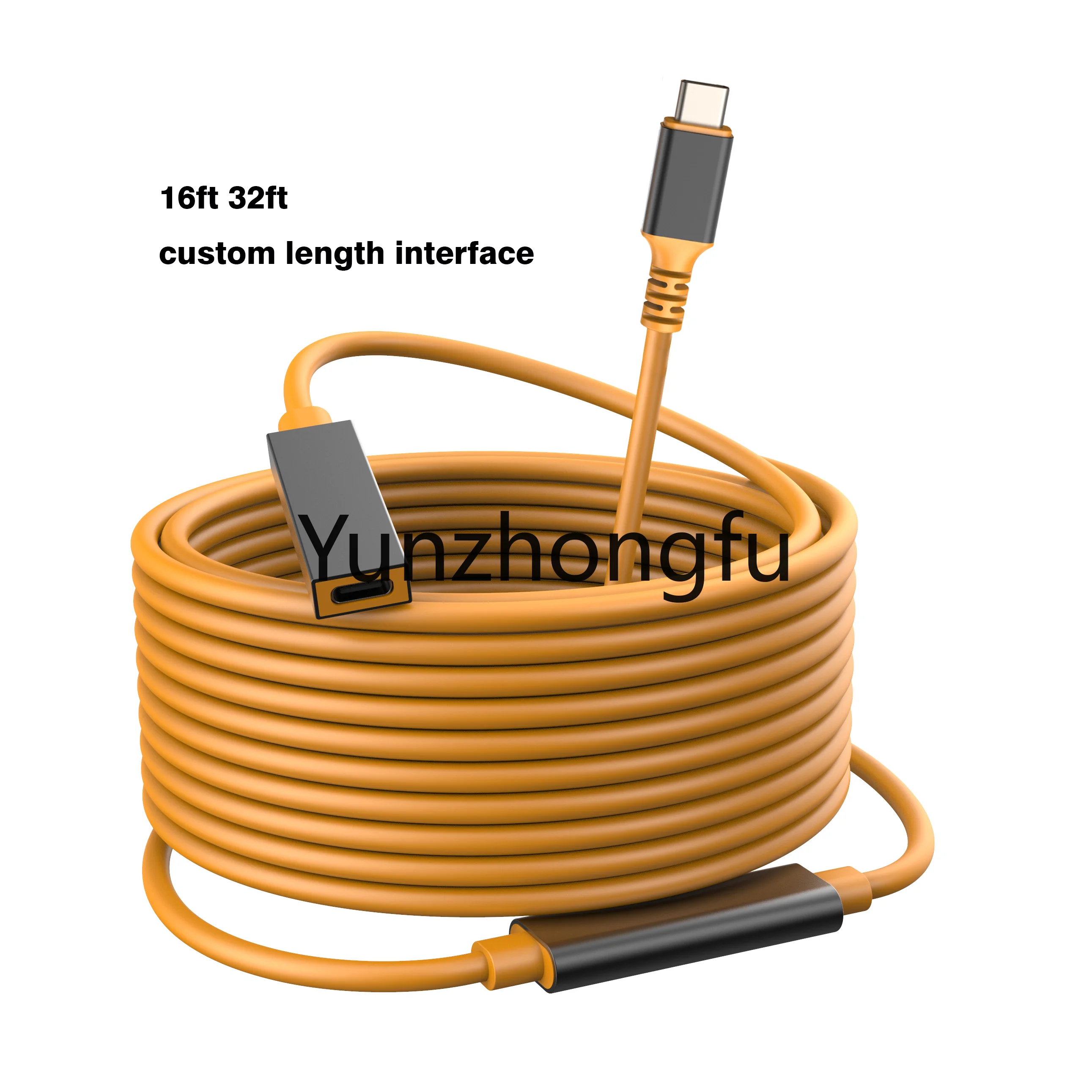 

9 м USB 3,0 C к C 10 Гбит/с усилитель сигнала USB кабель для передачи данных активный Удлинительный кабель (с двумя повторителями)