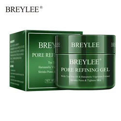 BREYLEE Pore Refining Gel Shrink Pores Cream Serum Moisturizing Firming Dry Skin Care Anti Aging Oil Control Facial Essence 40g