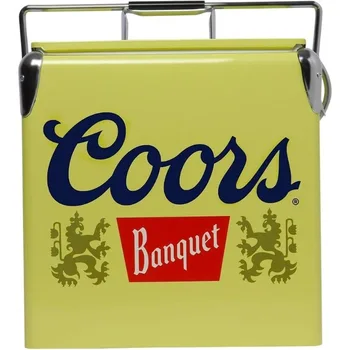 Coors Banquet Retro Ice Chest Cooler – 13L (14 qt) Vintage Style with Bottle Opener, 18-Can Capacity 1