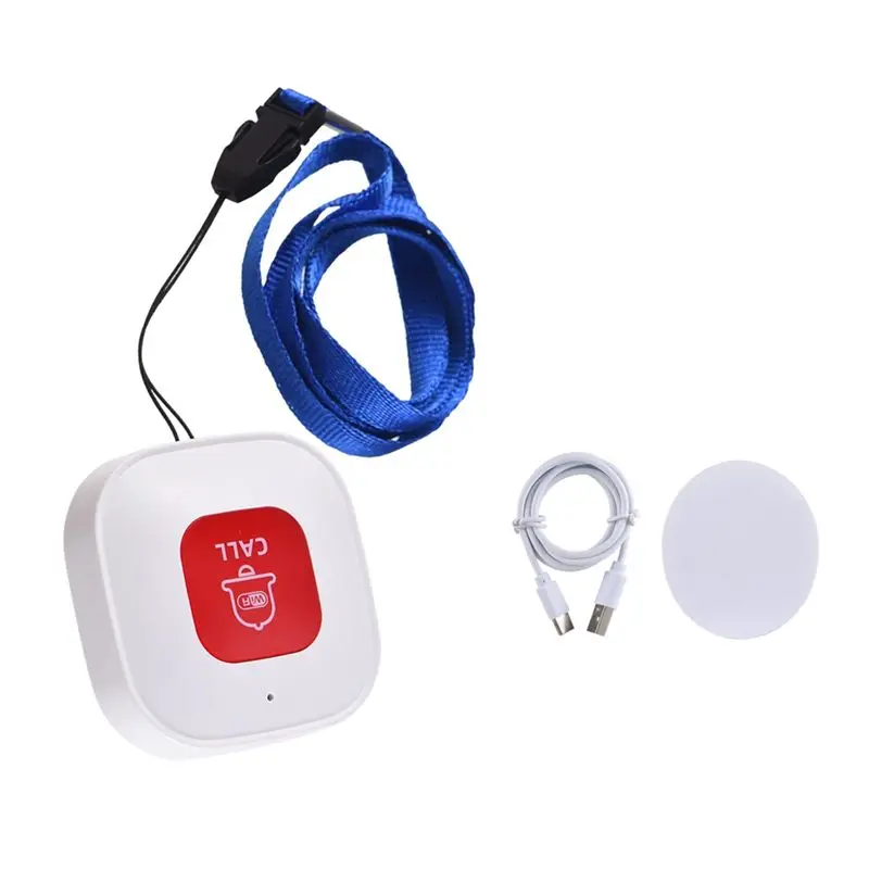 Tuya WiFi SOS 패닉 버튼 어린이 노인 환자를 위한 무선 긴급 호출 호출기 알람 충전식 2.4G 스마트 라이프
