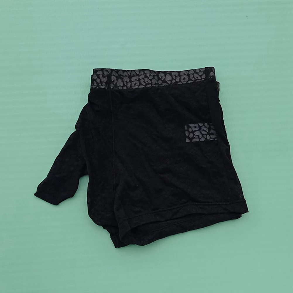 Mens Trunks Ice Silk Underwear Ultra-thin Elephant Nose Boxer Briefs Lace Jacquard Weave Shorts Panties Low Rise Underpants [fila]prestige lace boxer briefs