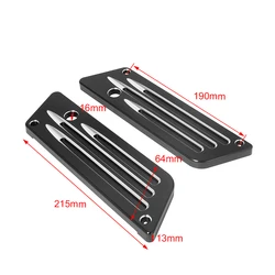 Premium Motorcycle Saddlebag Latch Cover - Sleek Design (Black)