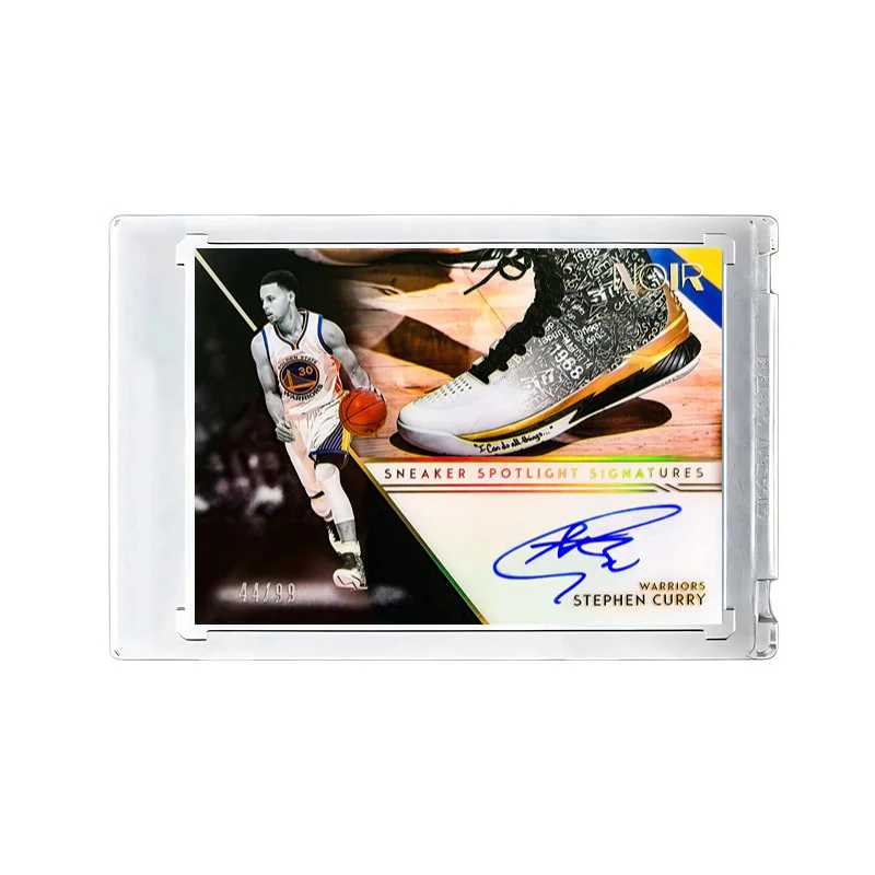 Noir Sneaker Spotlight NBA star card DIY homemade signatures flash card refractive sending brick Kobe Curry Durant
