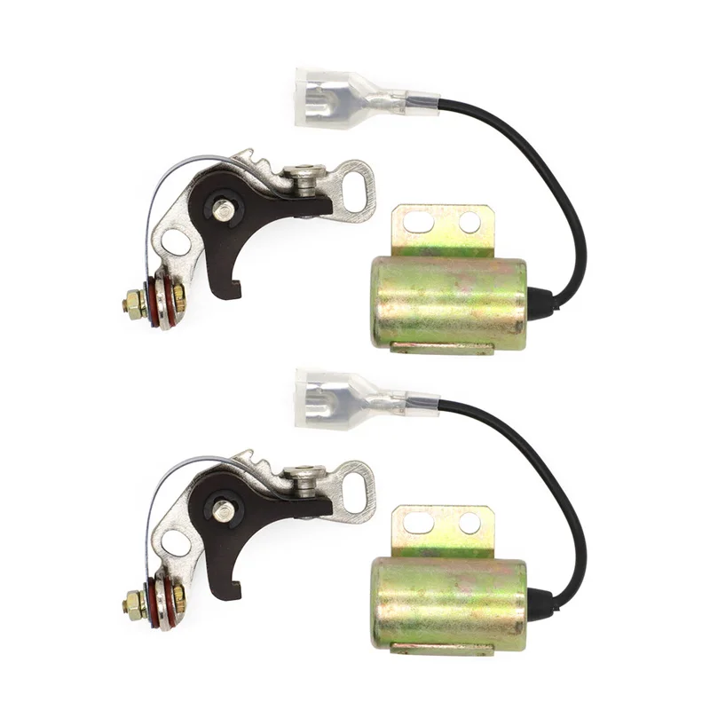 

Set 2 Ignition Points Condenser For Honda CT90 ATC90 CM91 Trail Tune-Up Kit