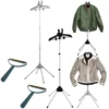 Steamer Stand Telescopic Garment Steamer Rack Foldable Steamer Hanger Stand Height Adjustable Garment Hanger for Steaming Clothe 1