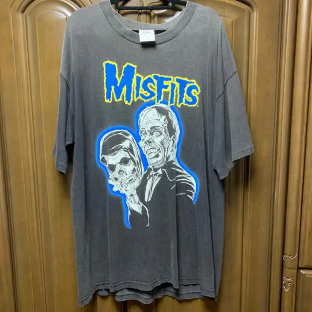 Rare Misfits Band Anni '90 Phantom Classic Style Maglietta Nera Nh7797 Maniche Lunghe O Corte