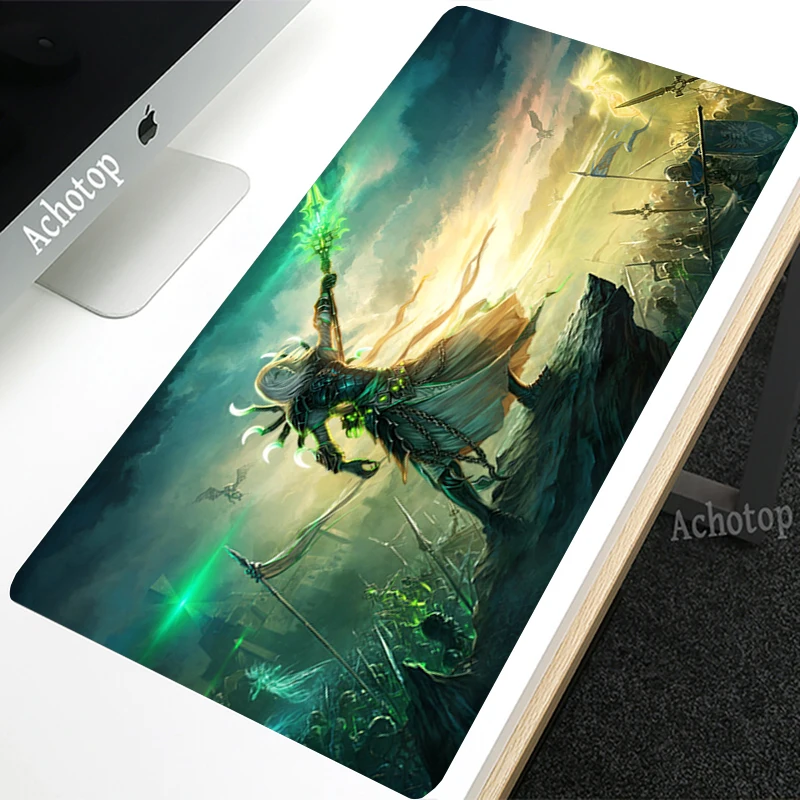 

Large Mouse Pad Gamer Mouse Mat Heroes of Might and Magic Mousepads Office Accessories for Desk Pad Keyboard Mats Anti-slip Mat