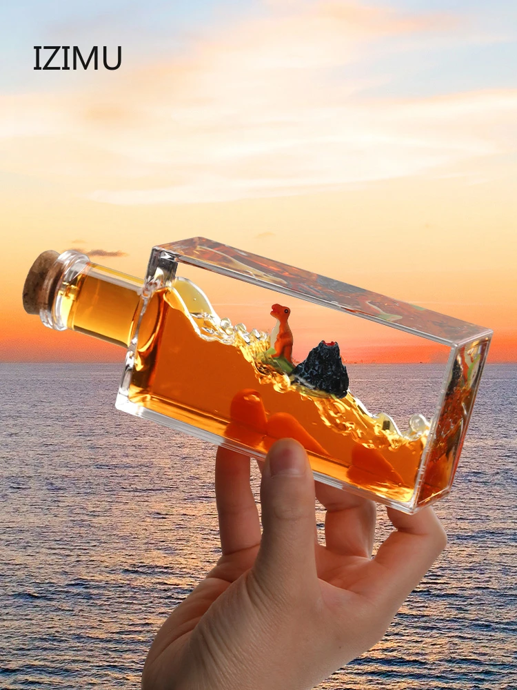 

Круиз-Дрифт бутылка настольное украшение круиз мультфильм снятие стресса креативный пиратский корабль Рождественский подарок