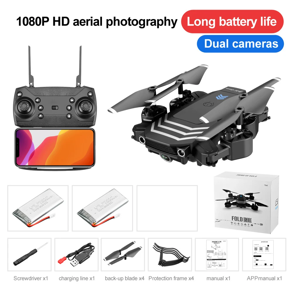 2022 New RC Drone LS11 PRO With 4K HD Camera WIFI FPV Hight Holding Mode One Key Return Foldable Quadcopter Dron Gifts camoro quadcopter drone with camera RC Quadcopter