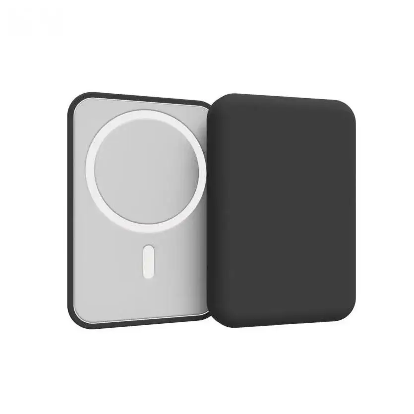 Apple magnetic wireless power bank protective case anti drop for MagSafe external battery frosted