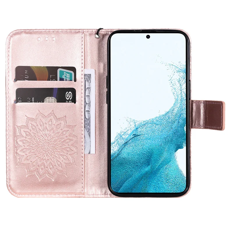 Custodia per telefono con portafoglio magnetico in pelle Suower Flip per Samsung Galaxy S23 S21 FE S22 Ultra Plus con slot per schede_voghion.com