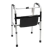 Walker Rest Seat Simple Installation Foldable Folding Walker Attachable Seat Extra Wide Strong Load Bearing for Senior 2