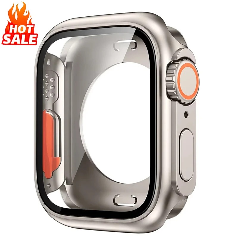 Apple Watch 10 9 8 7 46mm 42mm 45mm 41mm Hard PC Cover Screen Protector Case Series 6 5 4 SE 44/40mm apple watch screen protector case apple watch screen protector watch screen protector case watch cover watch protective case watch case watch protective cover apple watch case tpu protective case watch screen protector