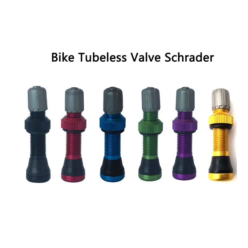 Bike No Tubes Valve Schrader Stems Universal For MTB Rim Tubeless Valve 1 piece bicycle tubeless valve bicycle valve bicycle air valve