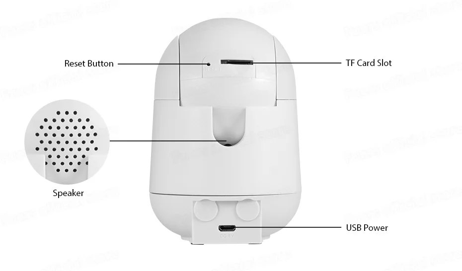 Fuers 5MP WLAN-Kamera Kompatibel mit Tuya Smart Home Kabellose IP-Überwachungskamera für Innenräume mit Automatischer Verfolgung und Sicherheits-Babyüberwachung – Detail 13