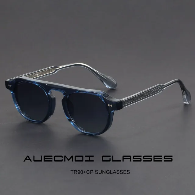 Lunettes de soleil Vintage TR90 pour femmes et hommes, Punk, marque de luxe de styliste, Rivet populaire, ombre de conduite en plein air, UV400 1