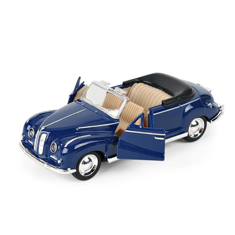 【Factory-direct】 1:32 alloy diecast cars model classic alloy vintage car toy minicar collection model retro art old car toys for boys gift.