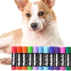12Colors Pets Temporary Colors Beauty Hair Care Pet Hair Dye Washable Safe Hair Dyeing Pet Grooming Kit Pets Temporary Color 2